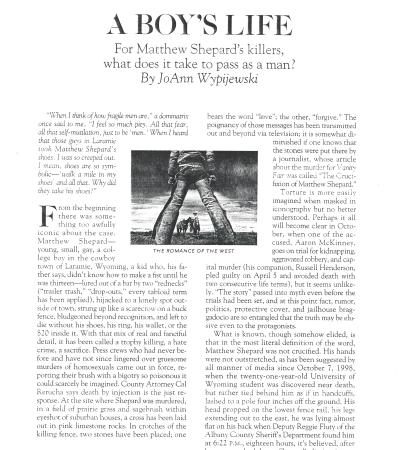 Harper's magazine article